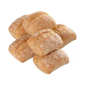 6 Panecillos integrales 100% Mercadona