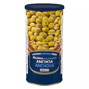 Aceitunas verdes rellenas de anchoa Hacendado Mercadona