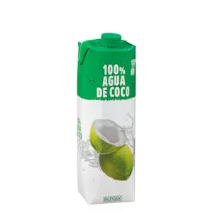 Agua de coco Hacendado 100% natural Mercadona