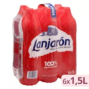 Agua mineral grande Lanjarón Mercadona