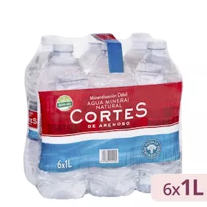 Agua mineral mediana Cortes Mercadona