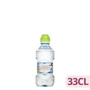 Agua mineral pequeña Cortes tapón infantil Mercadona