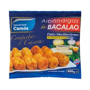 Albóndigas de bacalao Camós congeladas Mercadona