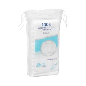 Algodón hidrófilo 100% zig-zag hipoalergénico Deliplus Mercadona