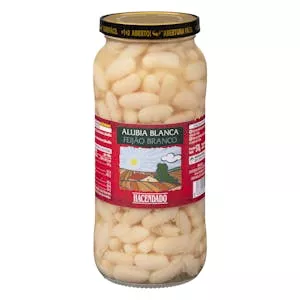 Alubia cocida blanca Hacendado Mercadona