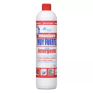 Amoníaco muy fuerte Bosque Verde con detergente Mercadona