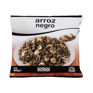 Arroz negro Hacendado ultracongelado Mercadona