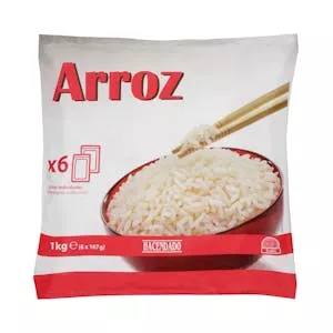 Arroz precocido Hacendado ultracongelado Mercadona