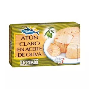Atún claro en aceite de oliva Hacendado Mercadona