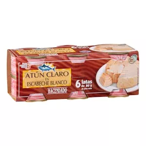 Atún claro en escabeche blanco Hacendado Mercadona