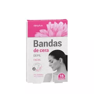 Bandas de cera facial Deliplus piel sensible Mercadona