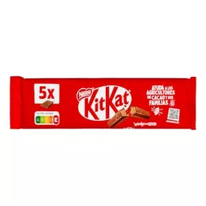 Barritas de barquillo Kit-Kat bañadas de chocolate con leche Mercadona