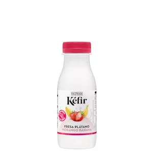 Bebida Kéfir de fresa y plátano Hacendado Mercadona