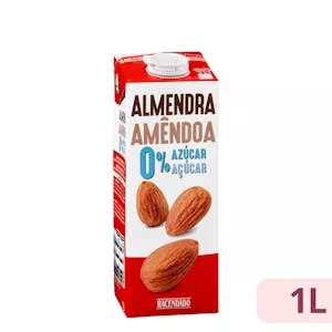 Bebida de almendras 0% azúcar Hacendado Mercadona