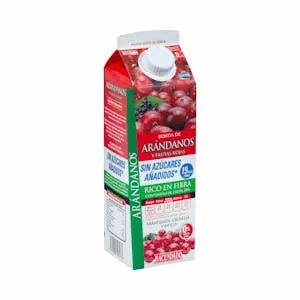 Bebida de arándanos y frutas rojas Hacendado sin azúcares añadidos Mercadona