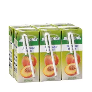 Bebida de melocotón Hacendado sin azúcares añadidos Mercadona