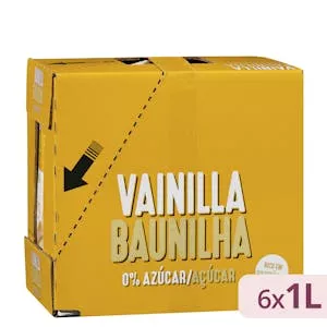 Bebida de soja sabor vainilla Hacendado 0% azúcar Mercadona