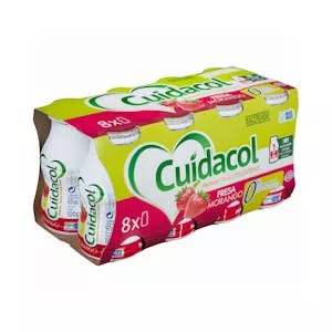 Bebida láctea de fresa Cuidacol 0% azúcares añadidos Mercadona