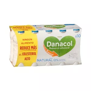Bebida láctea natural Danacol 0% azúcares añadidos Mercadona