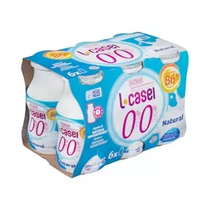 Bebida láctea natural L-casei 0% m.g 0% azúcares añadidos Mercadona