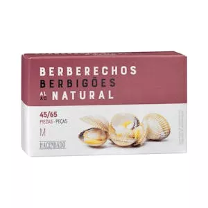 Berberechos al natural M Hacendado Mercadona