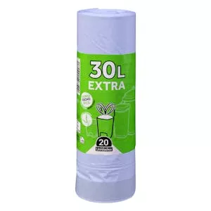 Bolsa de basura extra Bosque Verde 30L cubo mediano Mercadona