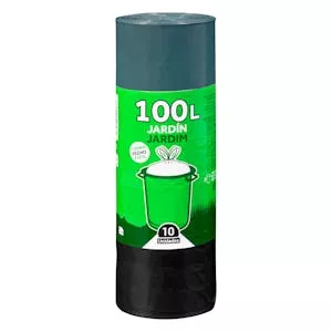 Bolsa de basura jardín Bosque Verde 100L cubo industrial Mercadona