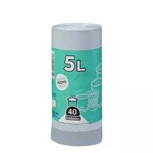 Bolsa de basura mini Bosque Verde 5L cubo pequeño Mercadona