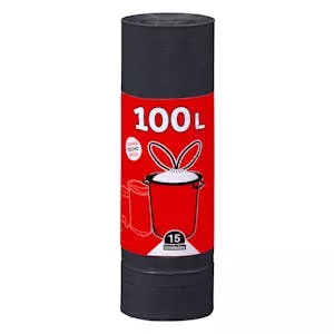 Bolsa de basura saco Bosque Verde 100L cubo industrial Mercadona