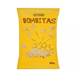 Bombitas de maíz sabor mantequilla Hacendado Mercadona
