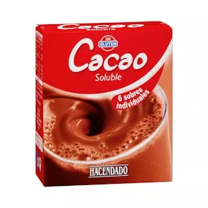 Cacao soluble en sobres Hacendado Mercadona