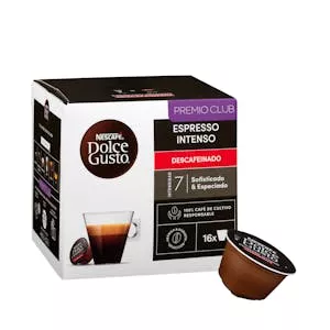 Café en cápsula descafeinado espresso intenso Dolce Gusto Mercadona