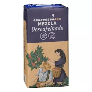 Café molido descafeinado mezcla Hacendado Mercadona