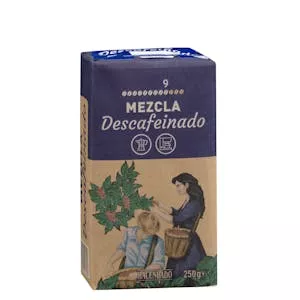 Café molido descafeinado mezcla Hacendado Mercadona