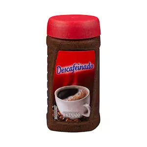 Café soluble descafeinado Hacendado Mercadona