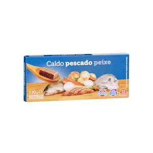 Caldo de pescado Hacendado en pastillas Mercadona