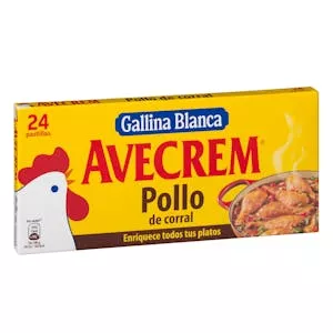 Caldo de pollo Avecrem en pastillas Mercadona