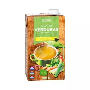 Caldo de verduras Hacendado Mercadona