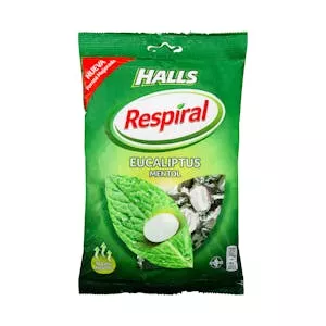 Caramelos eucaliptus mentol Respiral Halls Mercadona