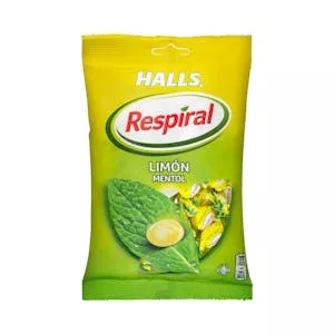 Caramelos limón mentol Respiral Halls Mercadona