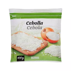 Cebolla troceada Hacendado ultracongelada Mercadona