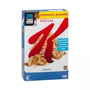 Cereales copos de trigo integral y arroz Special K Classic Mercadona