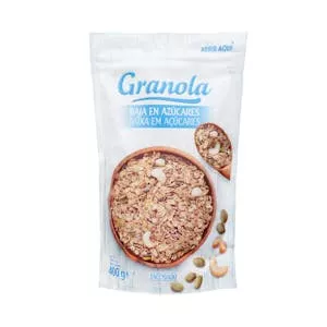 Cereales y semillas granola Hacendado con frutos secos Mercadona