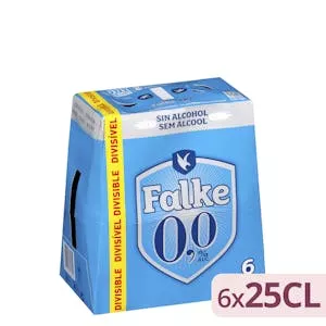Cerveza 0,0% sin alcohol Falke Mercadona