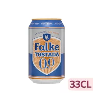 Cerveza 0,0% sin alcohol tostada Falke Mercadona
