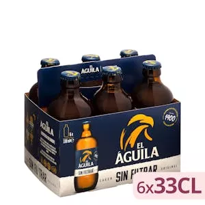 Cerveza El Águila sin filtrar Mercadona