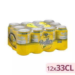 Cerveza Radler Steinburg con zumo natural de limón Mercadona