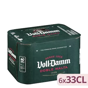 Cerveza doble malta Voll-Damm Mercadona
