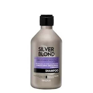 Champú Silver Blond Deliplus cabello rubio, decolorado y grises, Mercadona