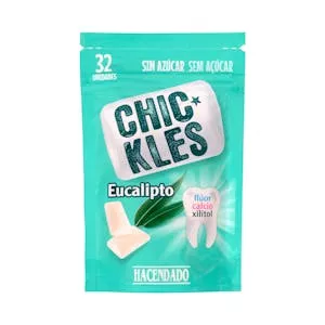 Chicles eucalipto gragea Hacendado Mercadona